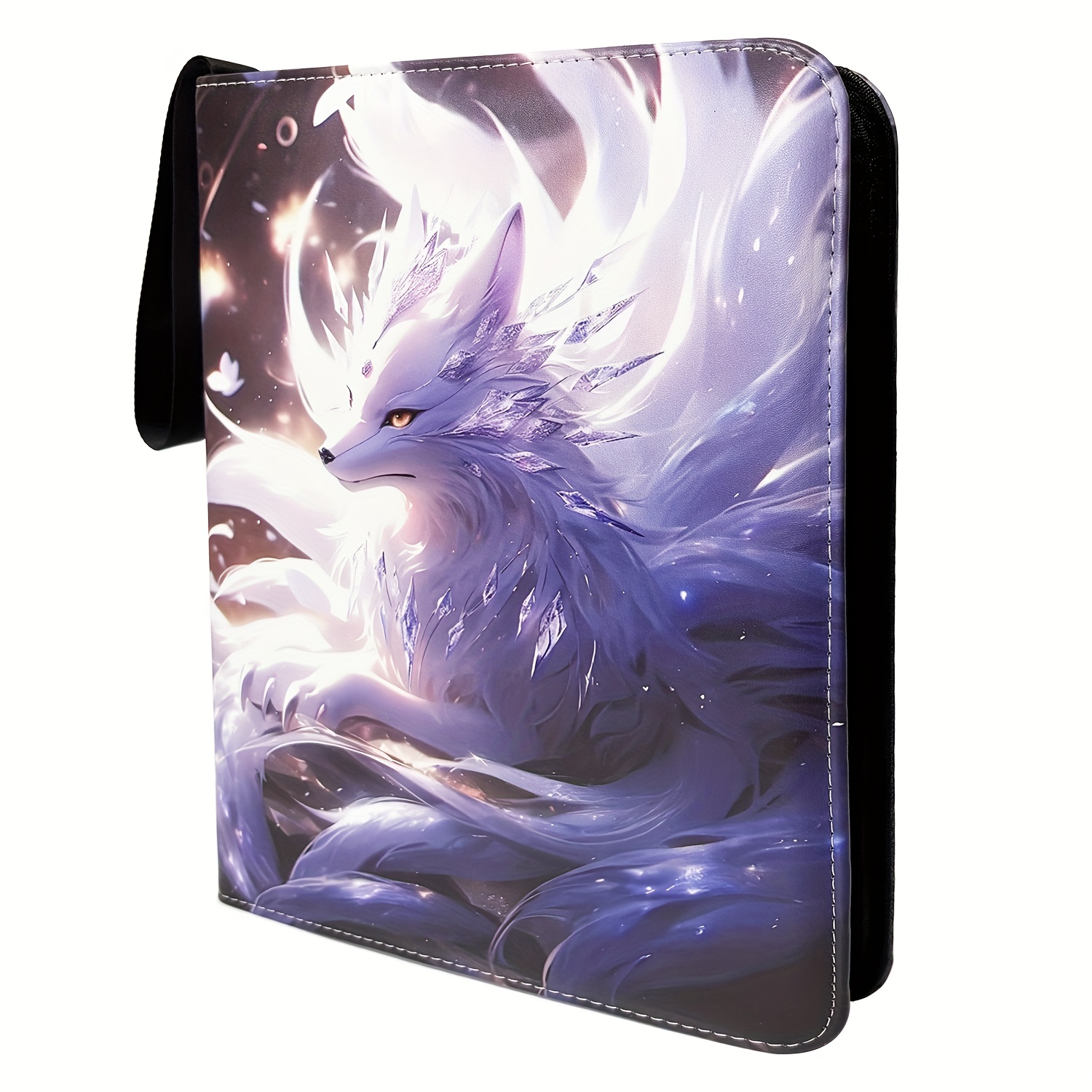 A Binder for Trading Cards Featuring 4/9 Pockets And 50 Removable Double-Sided Sleeves, Designed for Standard-Sized Cards, Including TCG, Sports Cards, And Game Cards, Capable of Holding Between 400 And 900 Cards