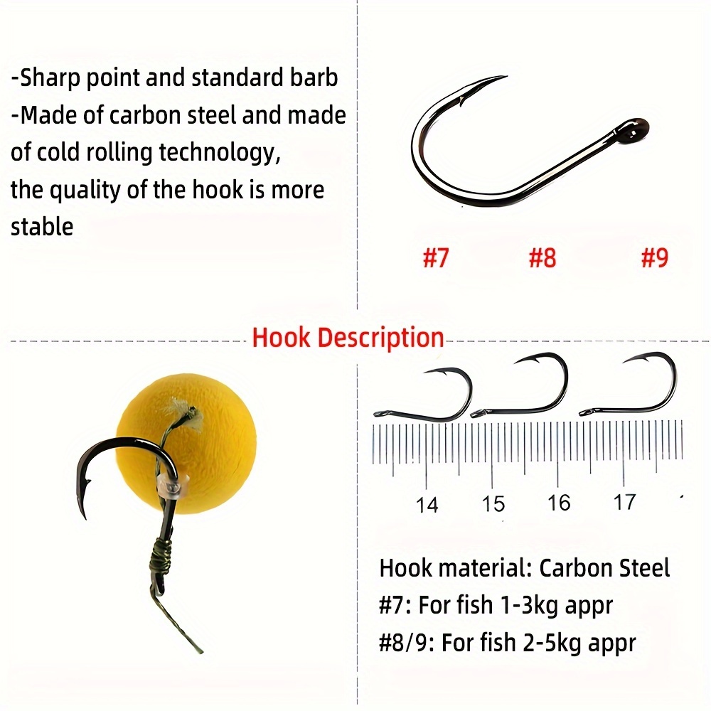 Different Types Of Carp Rigs 5pcs Carp Fishing Accessories Ready