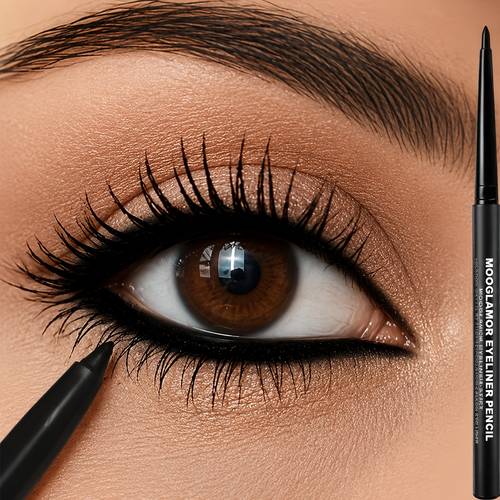 black eyeliner gel pen long lasting and set makeup water resistant and non creamy must have eyeliner pen for suitable for beauty enthusiasts and beginners