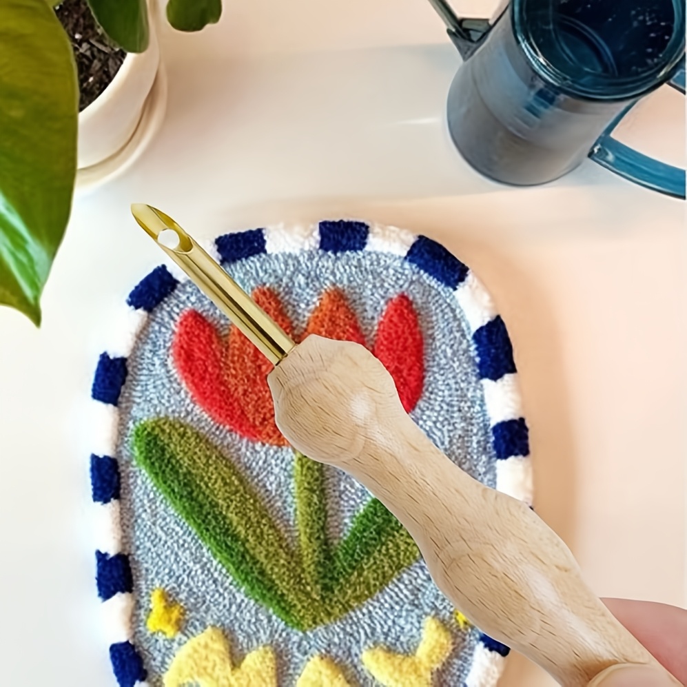2pcs Set Includes Magic Pen + Threader Embroidery Punch Needle