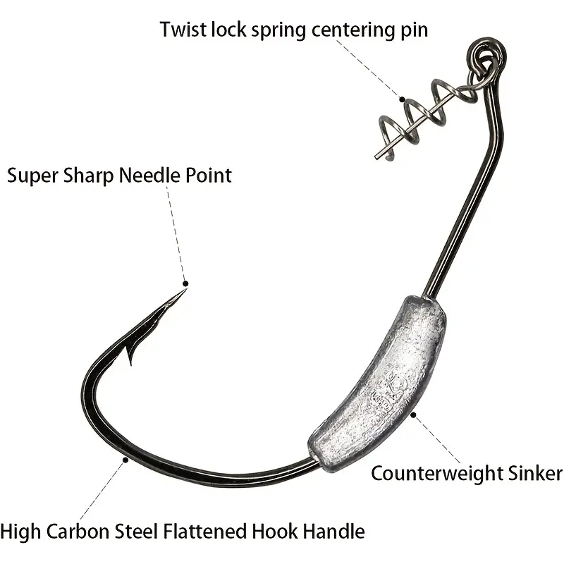 20 weighted swimbait hooks twist lock - Temu 20 weighted swimbait hooks twist lock - Temu