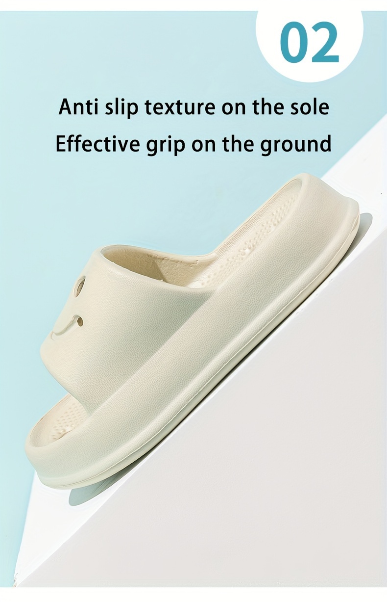 New joyful Face Hollow Youngsters's Slippers, Fashionable and Cute EVA Beach Shoes with Open Toes, Breathable and Handsome Sandals for Indoor Bathroom, Non-slip Quick-drying Outdoor Garden Lightweight Soft Comfortable Travel Shoes All Seasons