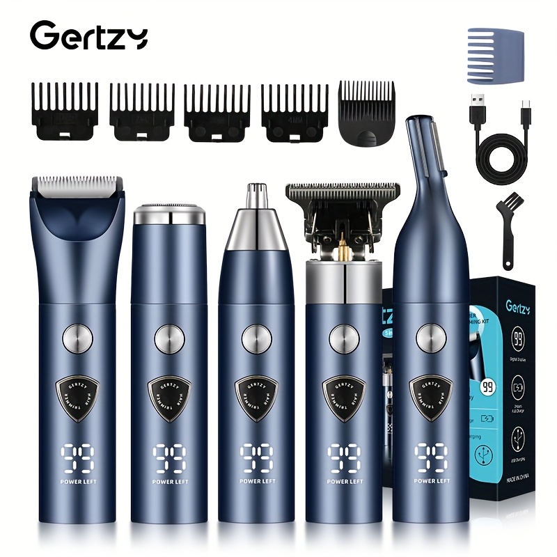 5 in 1 mens   kit usb charging hair trimmer eyebrow nose and ear trimmer shaver and hair trimmer hair clipper beard trimmer fathers day gift Product details 1
