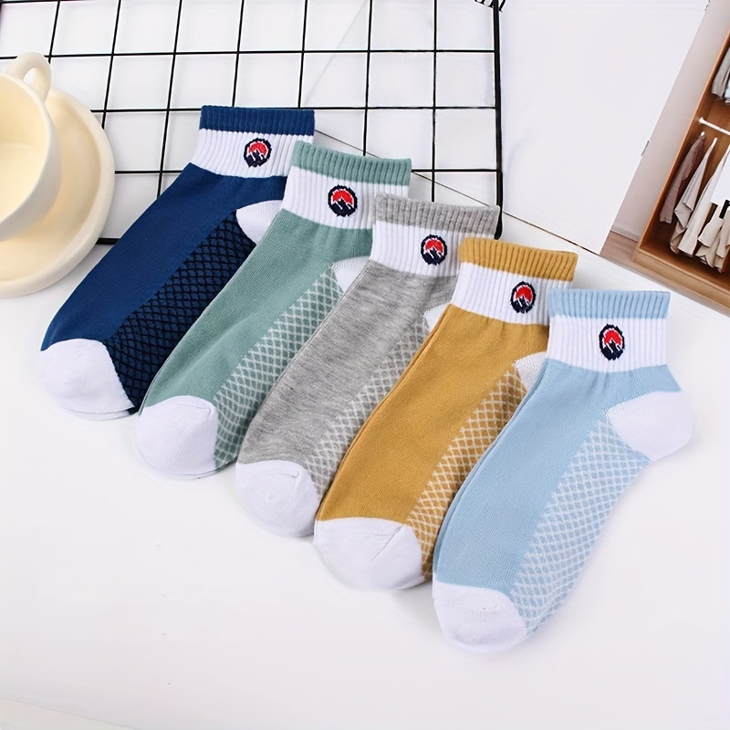 Classic Ankle Socks Sporty Colourful Quarter Length Sock - Temu Canada