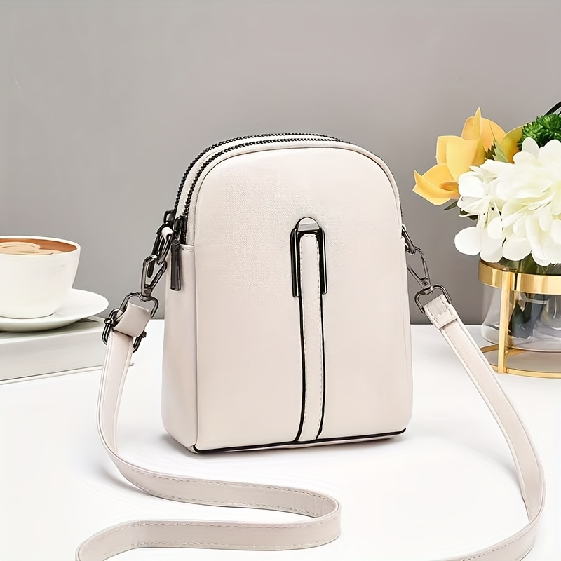 Image of High-end Phone Bag Women's New Quality Practical Premium Shoulder Bag Multi-zipper Body Bag Fashion Premium Vintage Women'