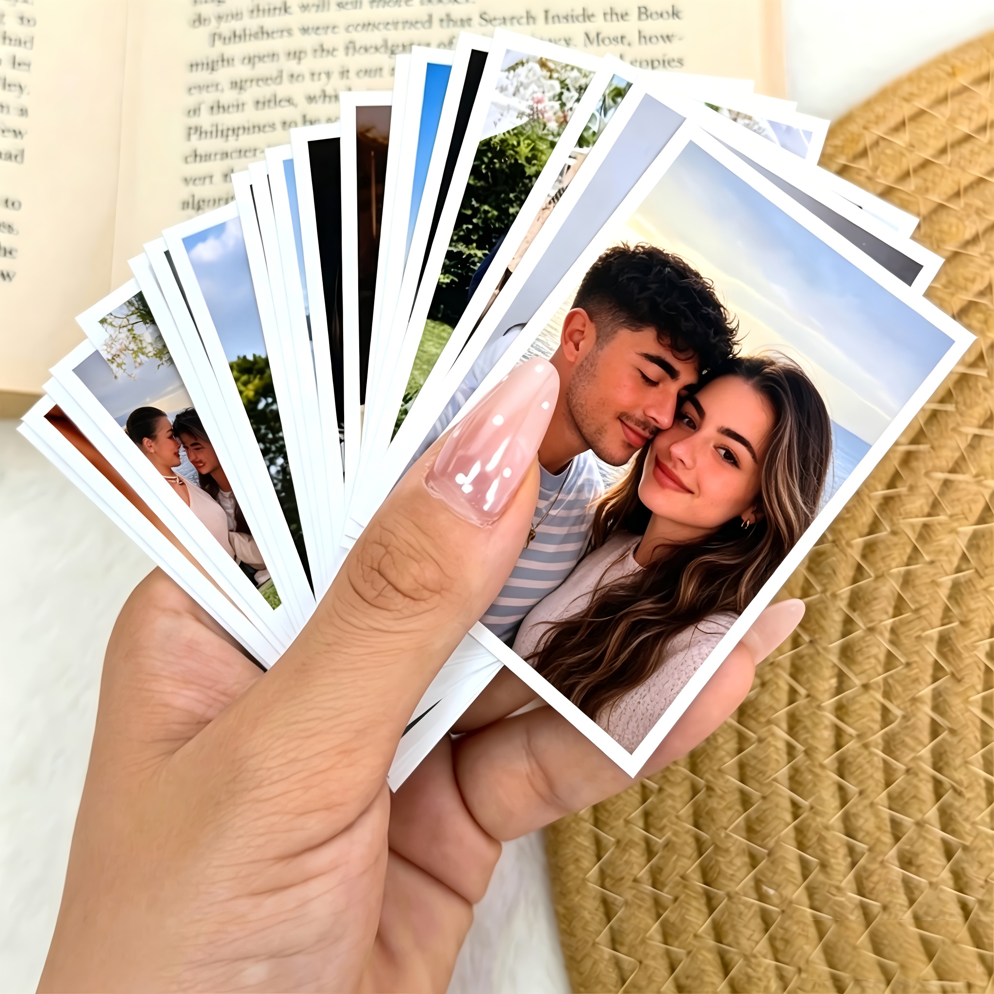 TEMU Personalized Photo Printing Service - Custom Couple Pictures Suitable For Weddings, Birthdays,, Graduation Gifts | Diy Custom Picture Paper