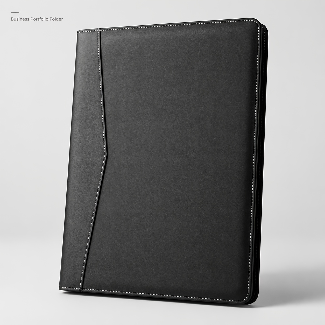 TEMU Portafoglio a in pelle PU con note da 25 fogli, per penna integrato, tasche portaoggetti a , organizzatore di documenti professionale per