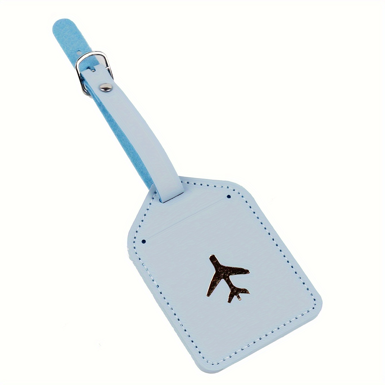 Tsa Approved Luggage Tag With Privacy Cover Baggage Handbag Travel Suitcase Tags, Faux Leather, Travel Accessories, Travel Must-haves, Travel Essentials
