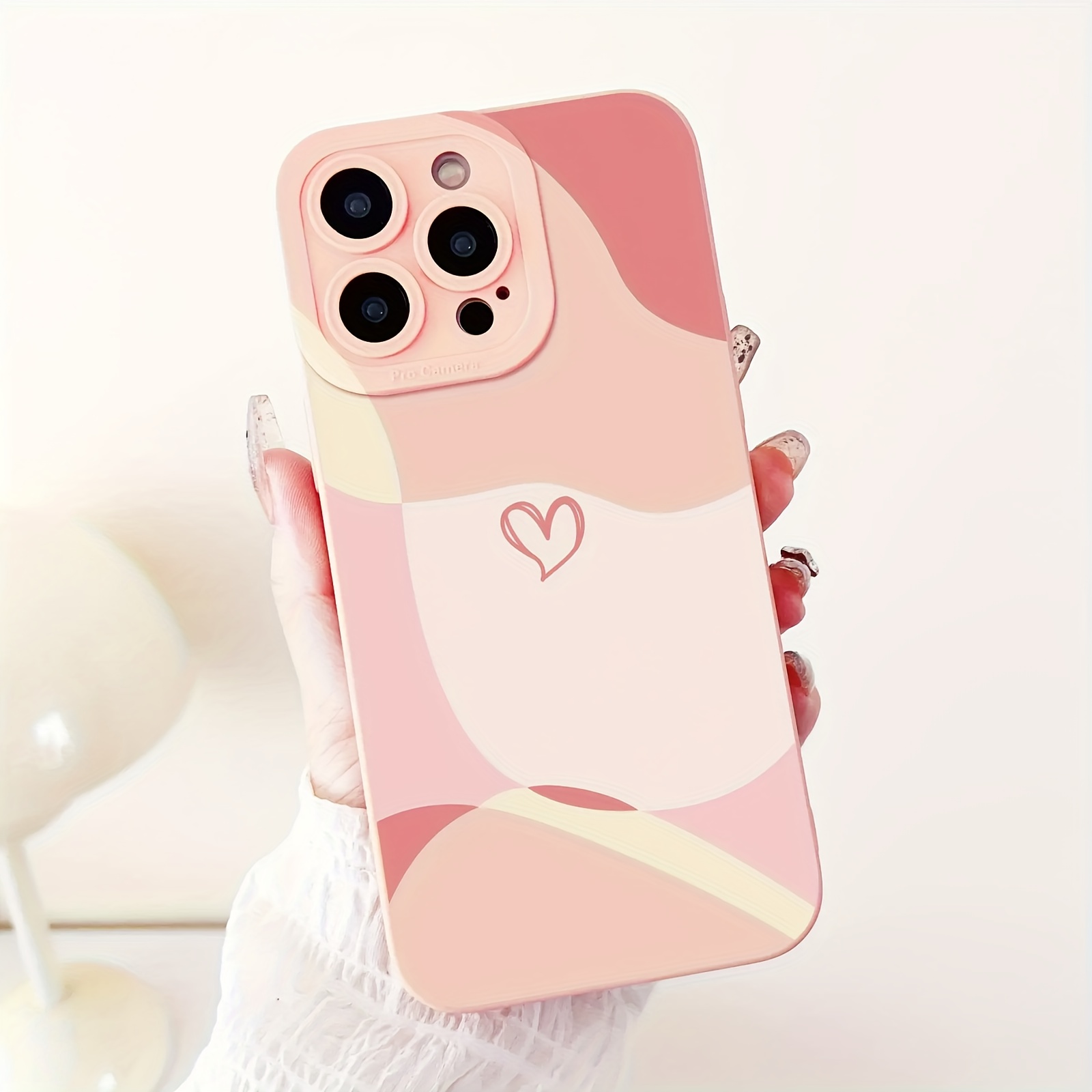 

Love Is Suitable For Protective Mobile Phone Case Anti-drop Tpu Mobile Phone Case, Design, Suitable For /15/14/13/12/11/xs/xr/x/7/8/mini/plus/pro/max/se, Suitable For Men And Women