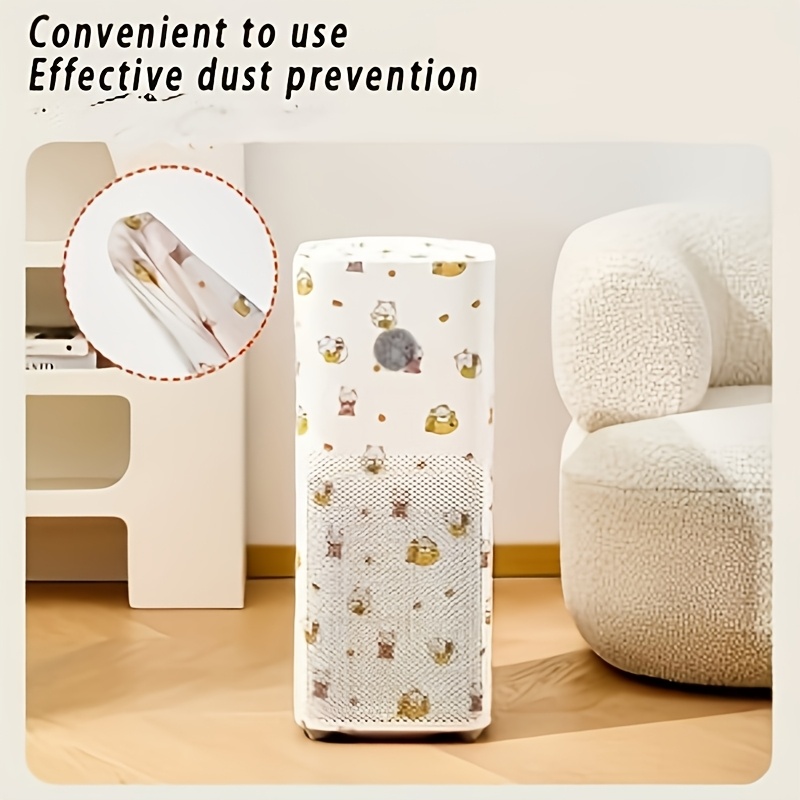 TEMU 6pcs Housses Anti-Poussière Ménagères Multifonctionnelles, Motif de Couleur Aléatoire Adaptées aux Climatiseurs, Appareils Ménagers, Valises,