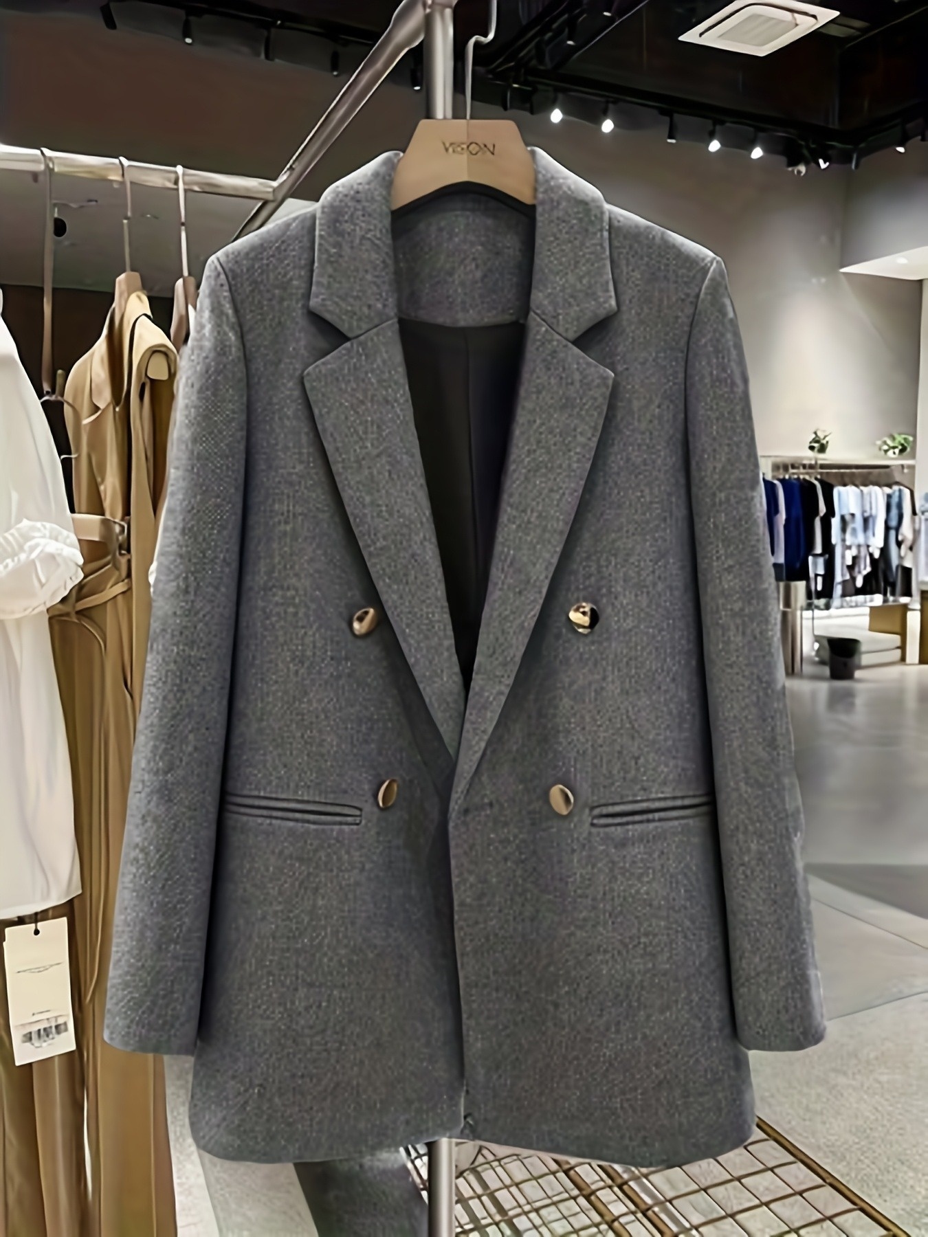 ladies winter dress coats sold on Temu United States