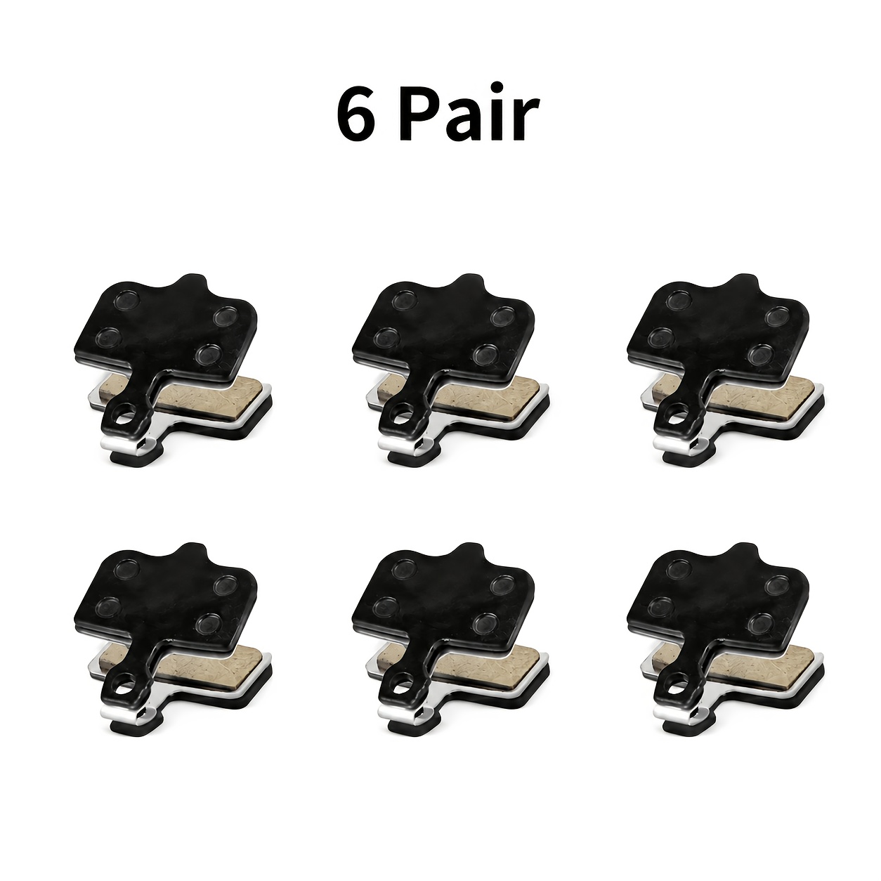 TEMU 6 de pastillas de freno de disco semimetálicas, adecuadas para patinetes eléctricos SPEEDUAL 8X 10X 11X, que proporcionan revestimientos de