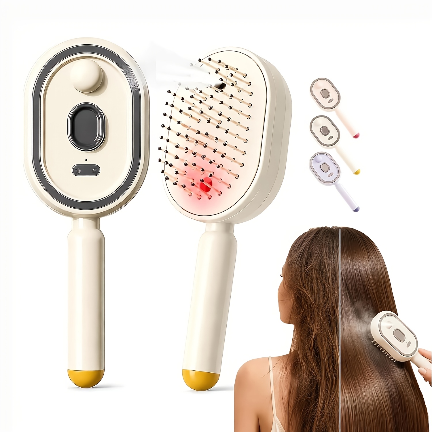 peine de masaje multifuncional con spray, peine de masaje eléctrico, eliminación de pelo   con un  , aplicable con spray, masaje profundo,   para mascotas, peine de masaje para la cabeza, cepillo y spray y masaje  ,   peine de masaje, peine de masaje para mascotas 0