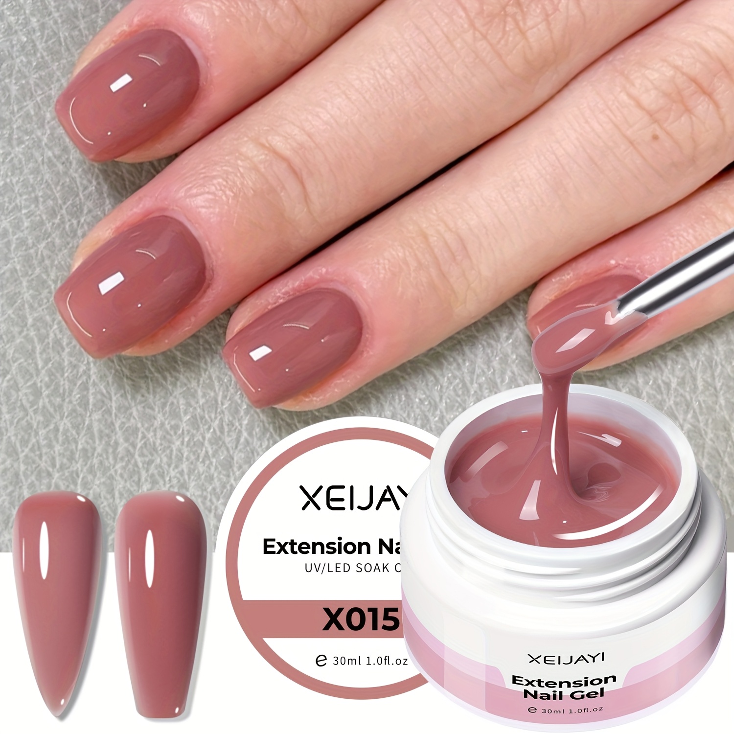 Image of 1pc 30ml Powerful Extension Nail No Erase Gel Acrylic Fake Gel For Salon Home Nail Design Use