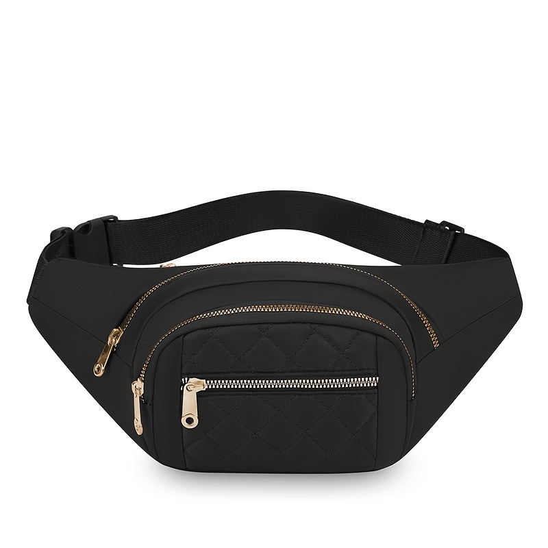 TEMU Trendy Waist Bag With , Stylish Street Chest Pack For Women, Made From New Oxford Fabric, Ideal For Outdoor Casual Travel Organization, And A