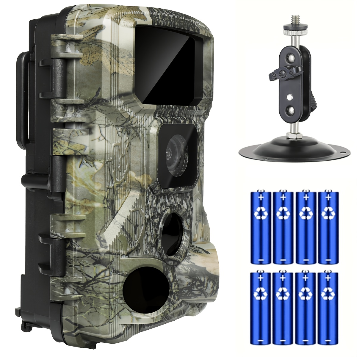 Trail Camera 4k Wifi Game Camera, Night Vision Wildlife Hunting Camera, 0.1s Trigger Motion Activated, Ip67, 130° Wide Angle For Deer Security
