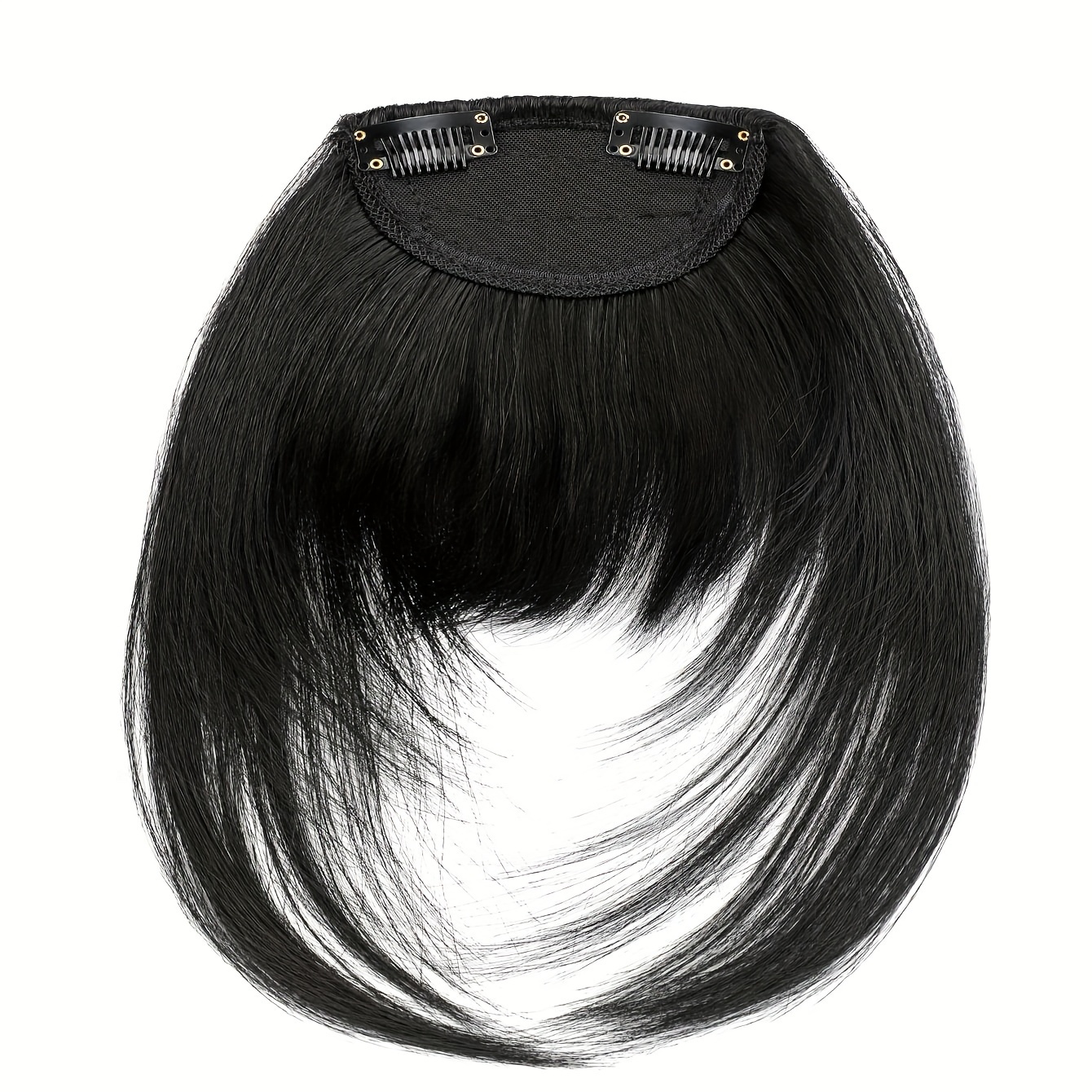 synthetic wig with 12 inch bangs on   suitable for daily   ladies details 6
