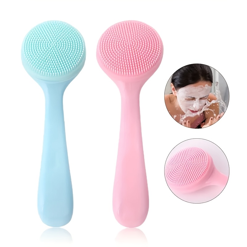 

Soft Silicone Touch Face Brush For Washing, Removing Makeup, Blackheads And Cleansing, Portable Beauty Tool