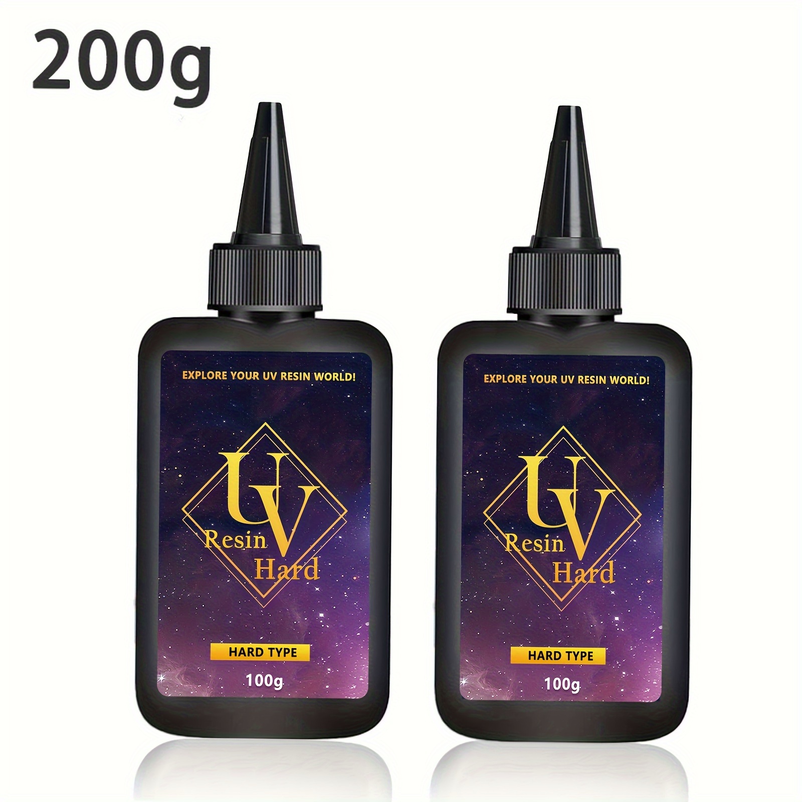 Uv Resin Crystal Clear Hard Type Upgraded Ultraviolet Epoxy - Temu