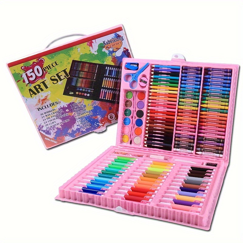 

150 Color Pencils, Crayons, Watercolor Pens Set, Pastels, Painting Supplies, Art Supplies, School Stationery Art Supplies, Professional Art Painting Set