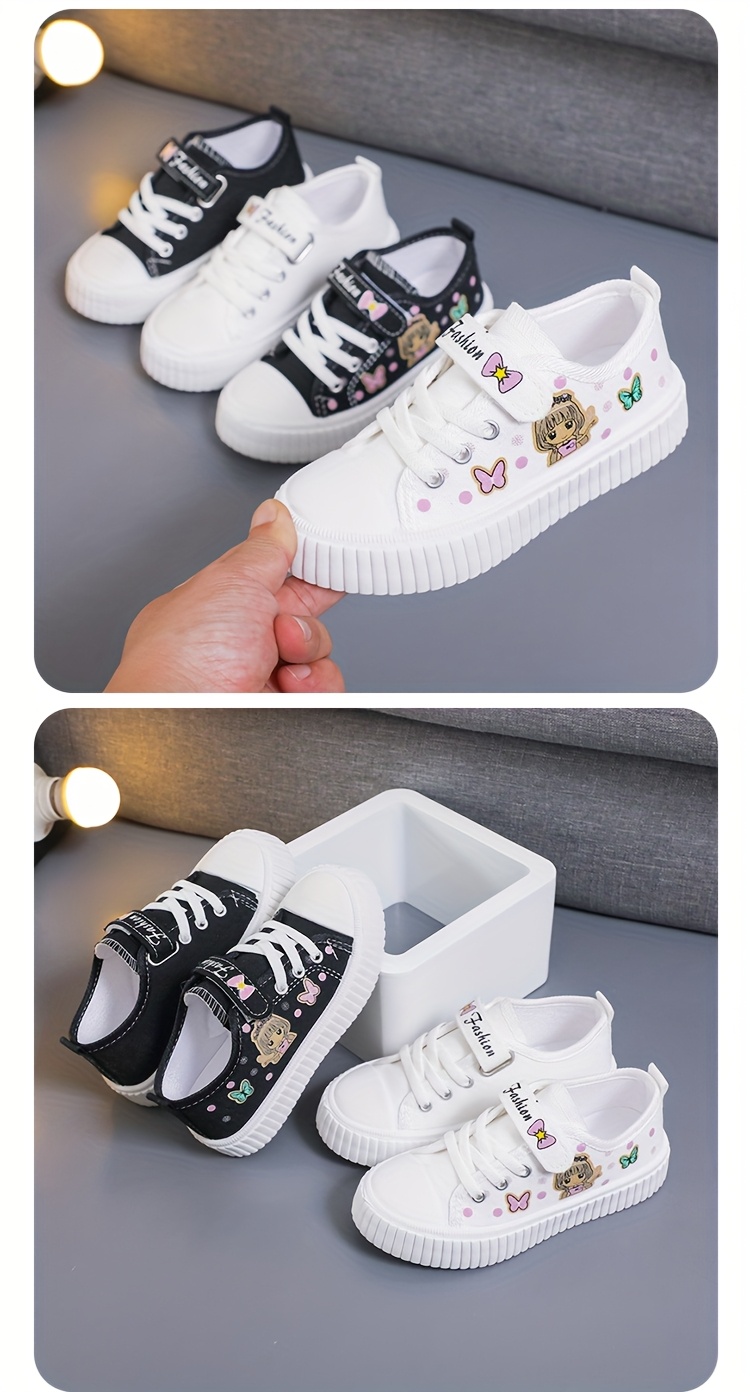 Zapatillas de Lona Bajas para Niños Diseño Lindo de Oso y de Dibujos  Animados y Transpirable Antideslizante de PVC, Cierre F