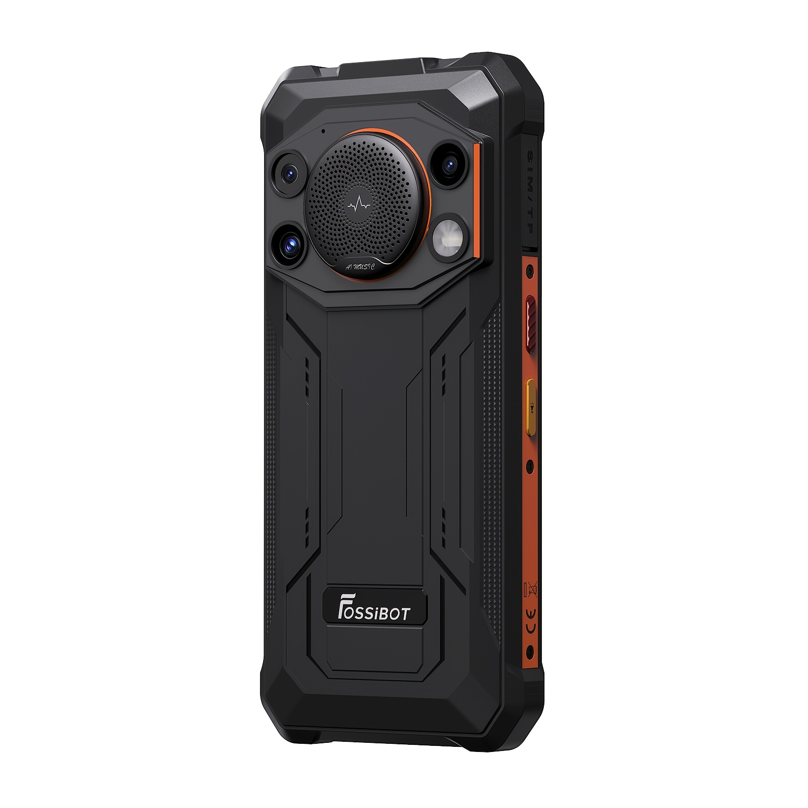 Image of Ideal Father's Day Gift Fossibot F110l Rugged Smartphone, 12gb(4+8gb Extended) +128gb, 10000mah Battery, 50mp Camera, 15, 6.745" Hd+ Display, Unlocked Durable Phone, No Charger