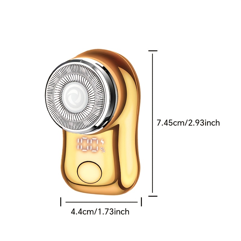 Men's Electric Shaver with USB Charging and Digital Display