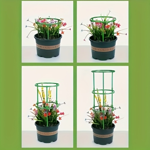 set of 6 garden plant support poles suitable for potted flowers and plants waterproof and durable   used to increase height a great companion for garden plants details 3