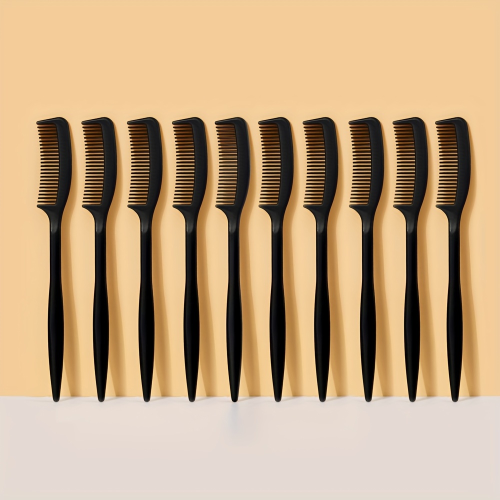 E-shop 10 Stück/50 Stück pro Packung, Einweg-Mehrzweck-Mini-Kamm aus Kunststoff für Wimpern Augenbrauen, Make-up-Werkzeug für Wimpernverlängerung