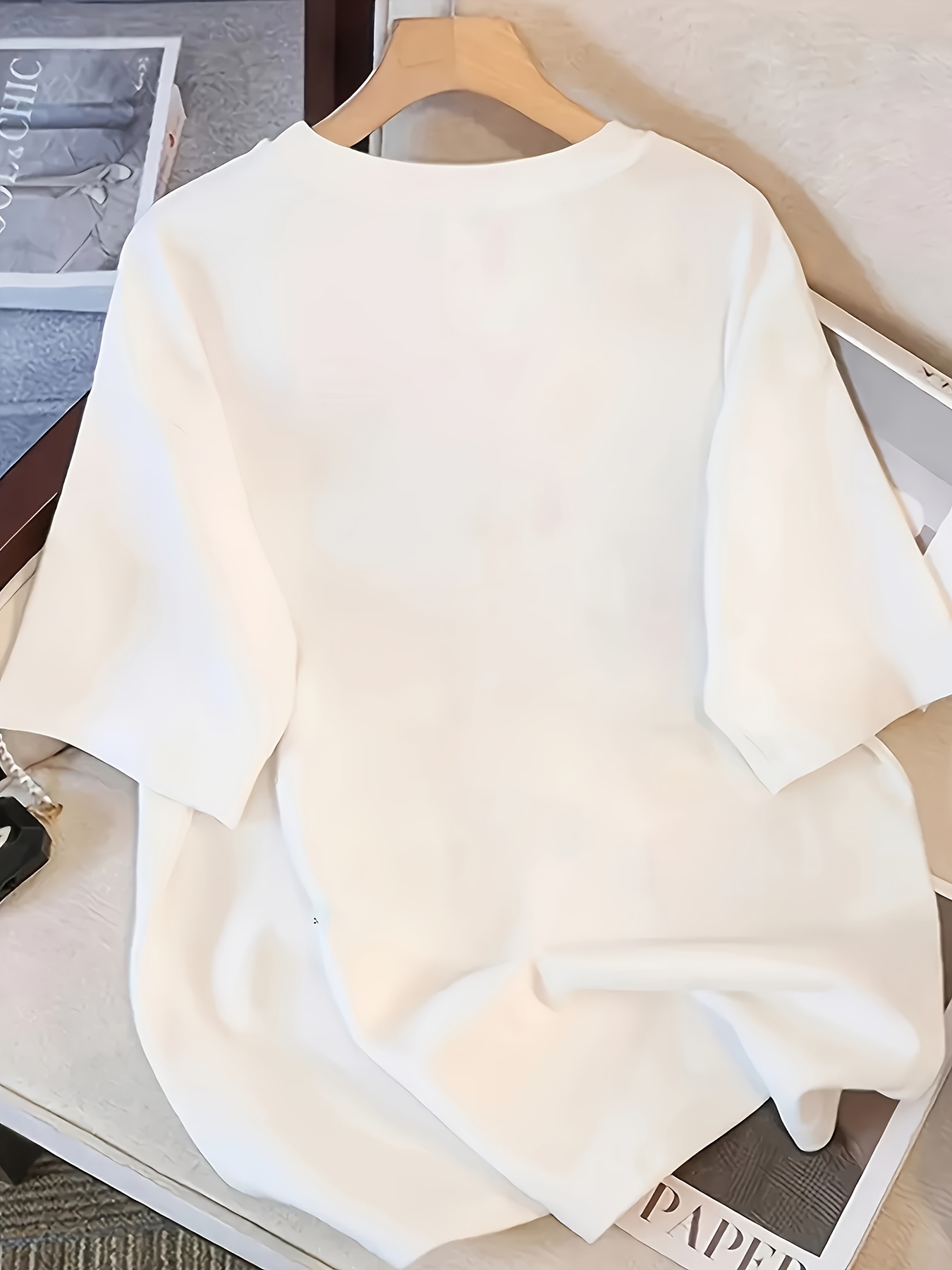 Women's Y2K Geometric Pattern Short Sleeved T-shirt