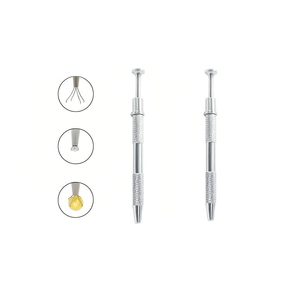 E-shop 4-Krallen Zuckerperlen-Greifer - Perlenzange für Backdekoration, ideal für Kuchen, Cupcakes, Eiscreme & Süßigkeiten-