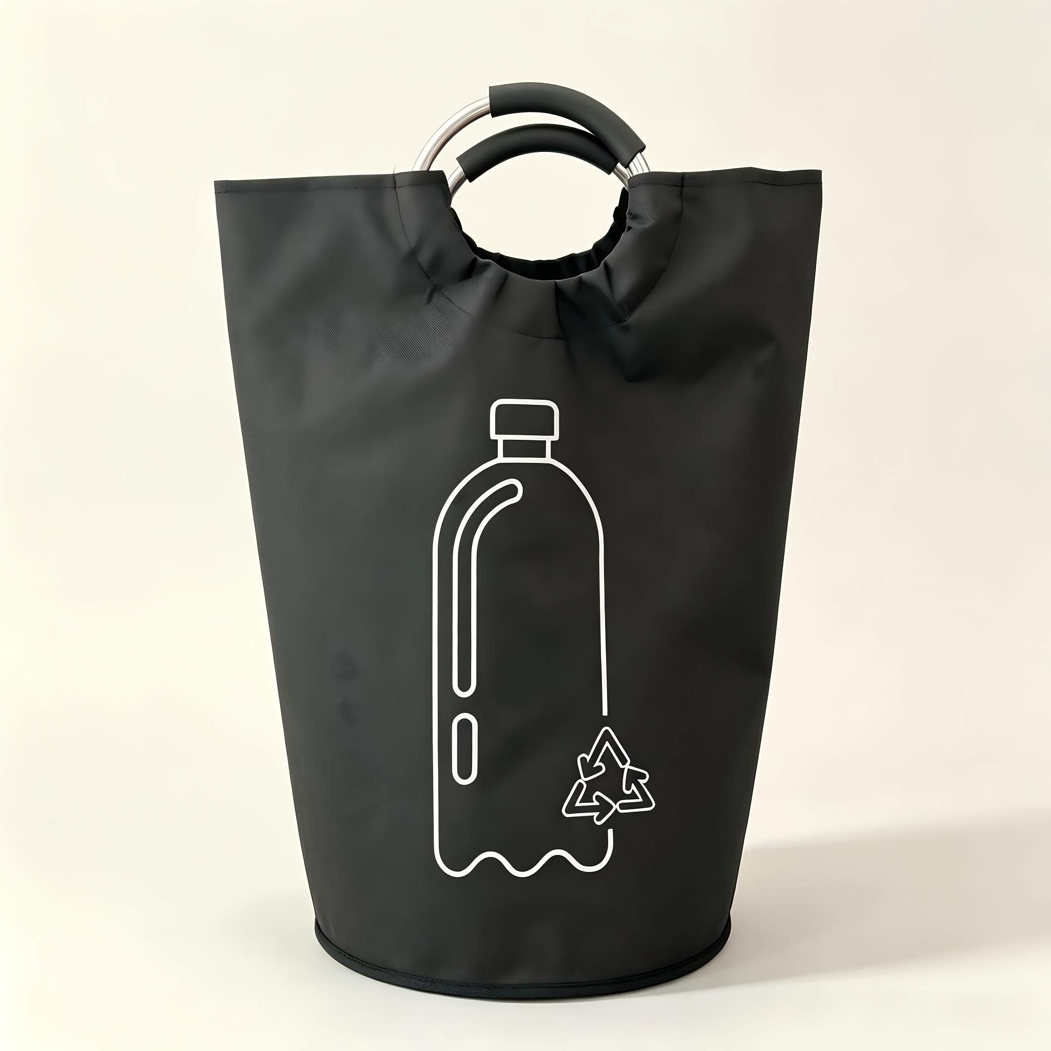 TEMU 94l Large Capacity Indoor Recycling Bin, 600d Fabric Deposit Bottle Storage Bin, Foldable Storage Bag