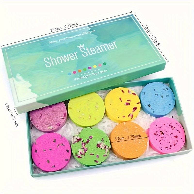 shower steamers set assorted spa fragrance tablets essential oil   for   gift box included details 3