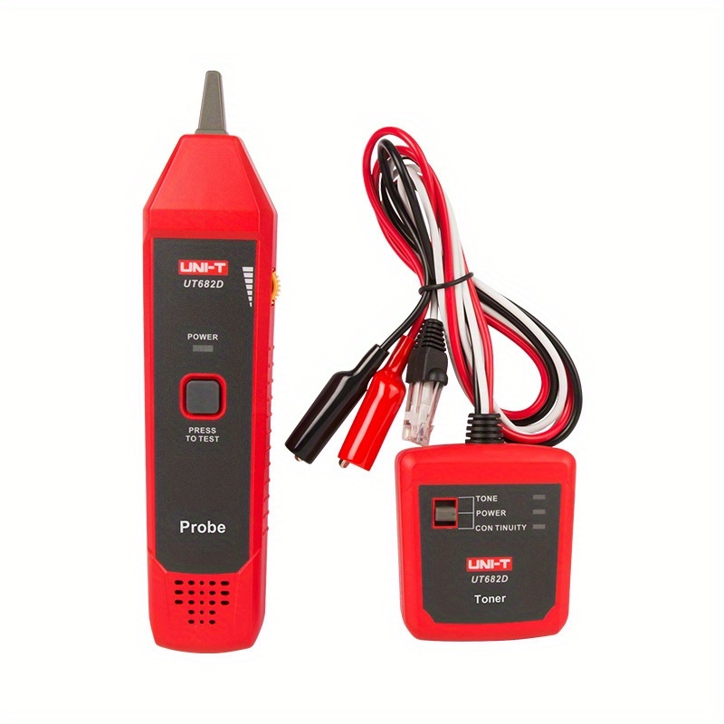 TEMU de câble réseau UNI-T UT682D, localisateur de ligne téléphonique à paire torsadée, traçeur de réseau professionnel, détecteur de fil électrique