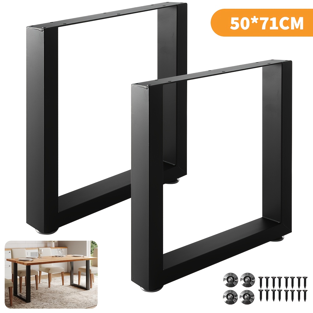 TEMU A Pair Of Square Table Legs