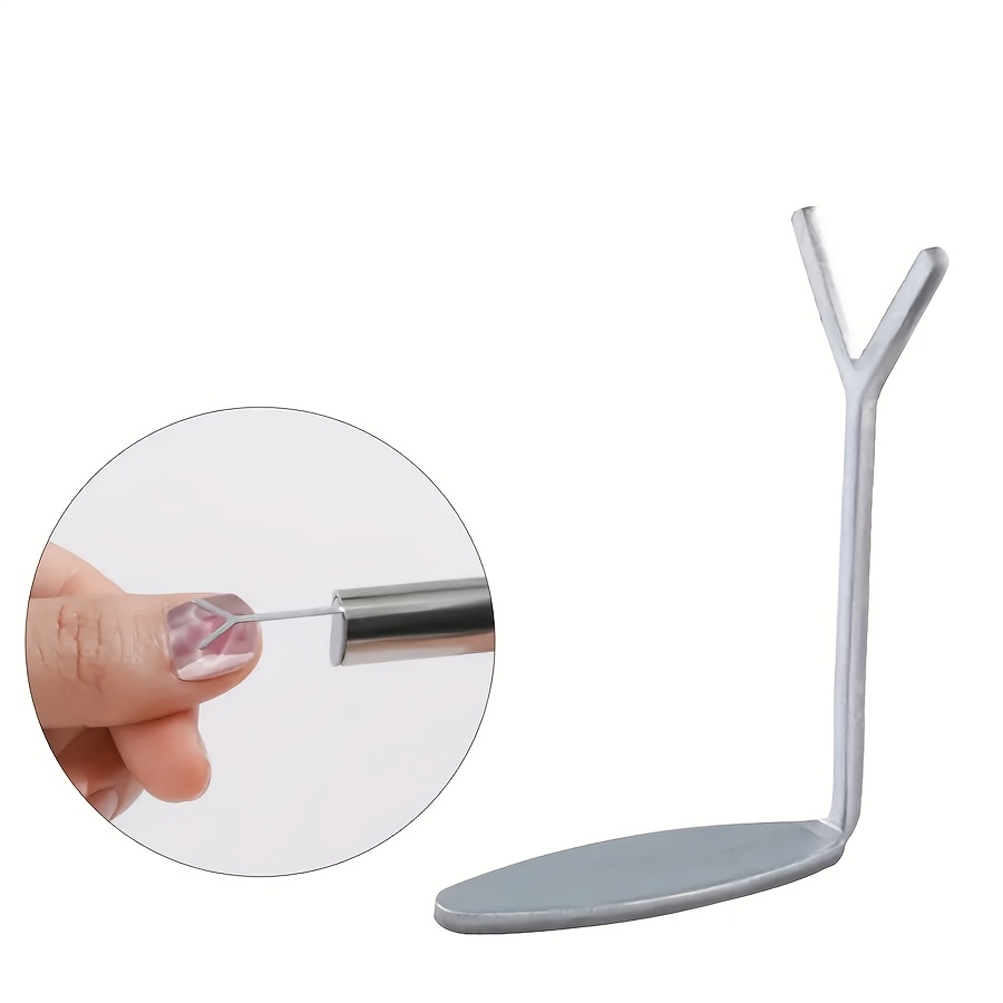 2pcs Y-Shaped Nail Art Tool Attachments for Cat Eye Patterns