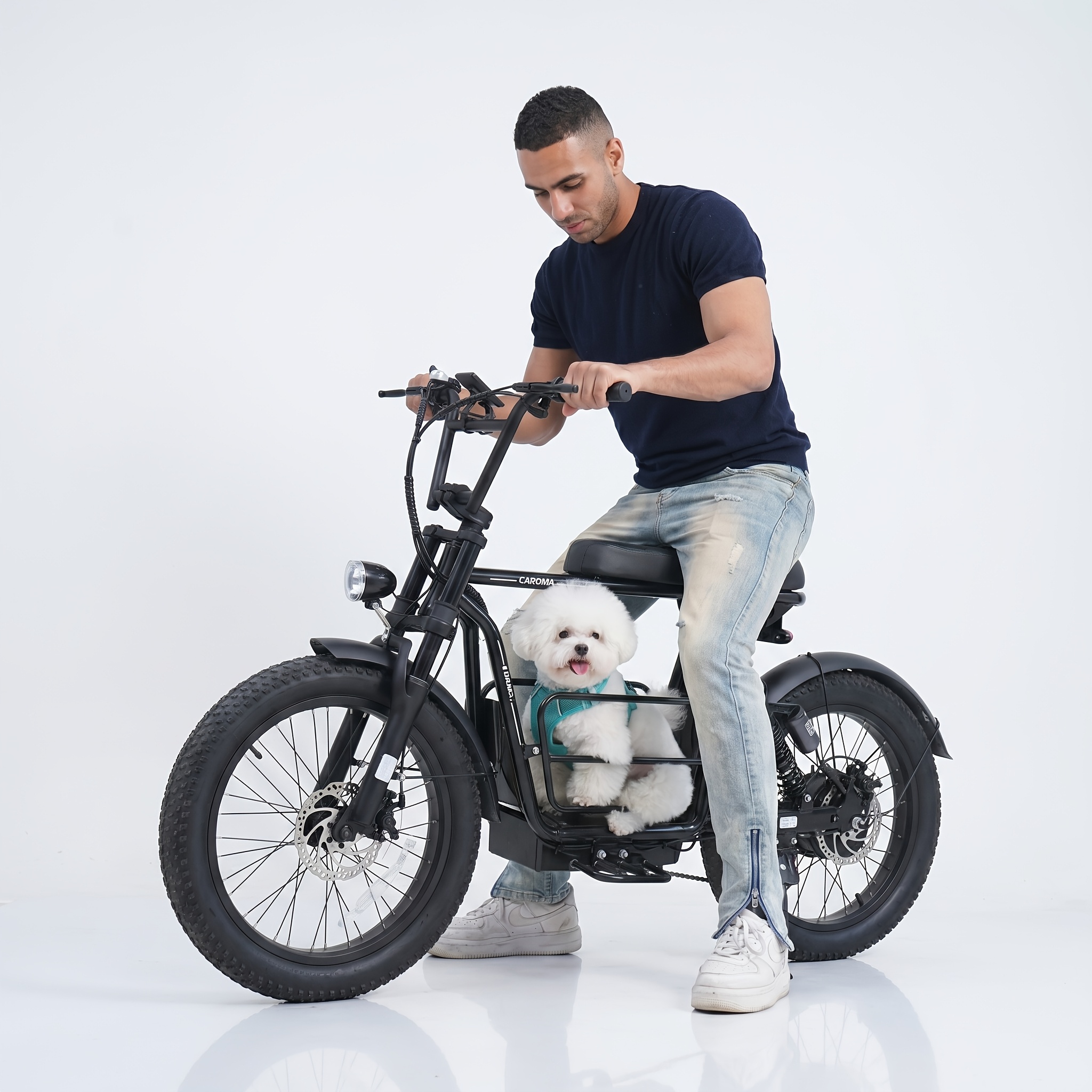 electric scooter, rated 500w 48v lithium battery & 23.5 miles range, up to 20mph speed with seat and 20 *3   tires,   load 330lbs, with   space Product details 0