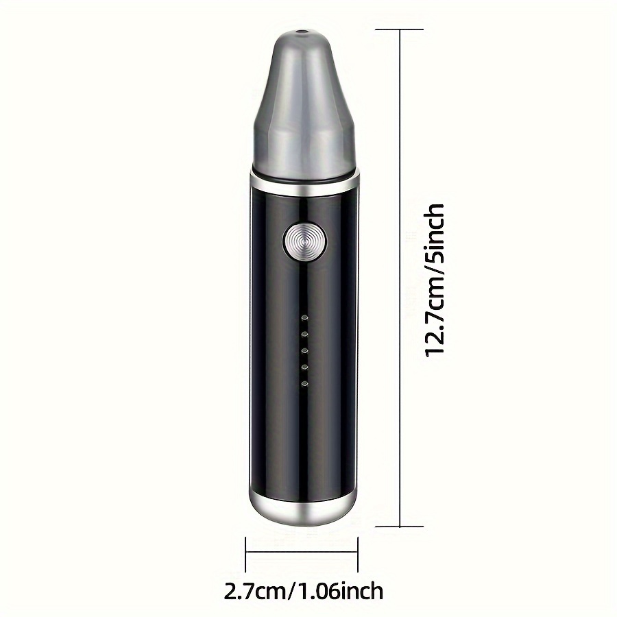 Electric Nose and Ear Hair Trimmer, Painless Eyebrow & Facial Hair Removal, USB Rechargeable with 500mAh Lithium Battery, Compact Design for Men and Women, Father's Day Gift