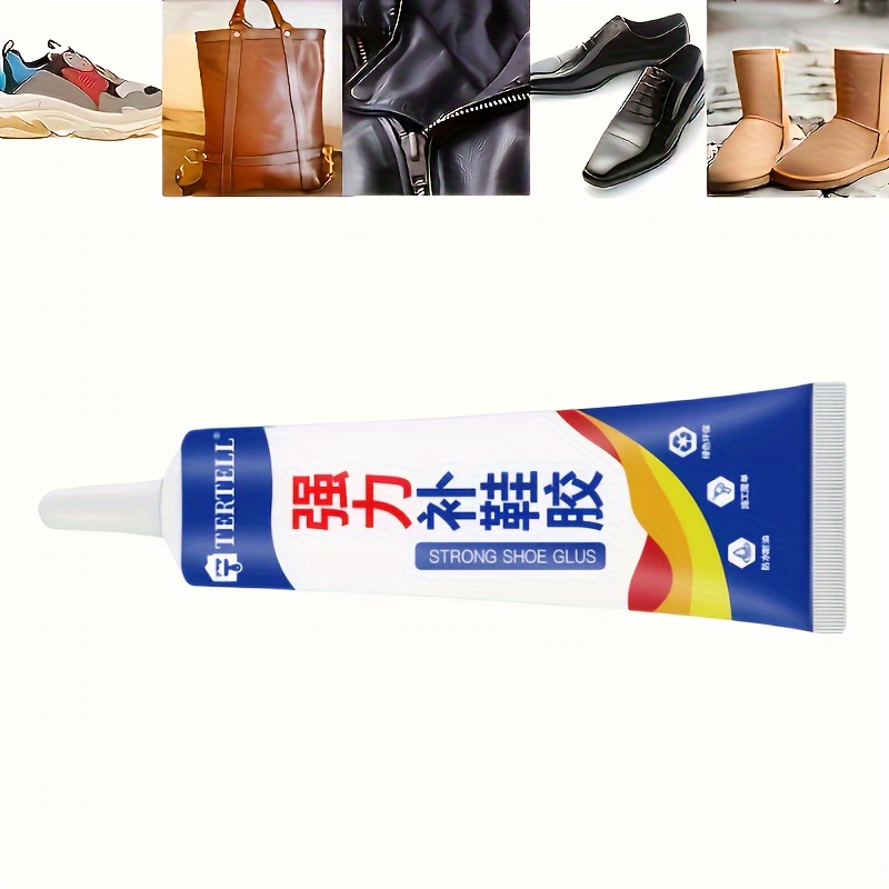 60ml Strong Hold Shoe Repair Glue for Faux Leather, Sneakers & Sneakers ? High-Temperature Resistant, Non-Toxic, Transparent Finish, Easy to Use, Fast Curing Adhesive, Athletic Shoe Bonding | Clear Finish Glue | Nontoxic Adhesive, Shoe Accessories