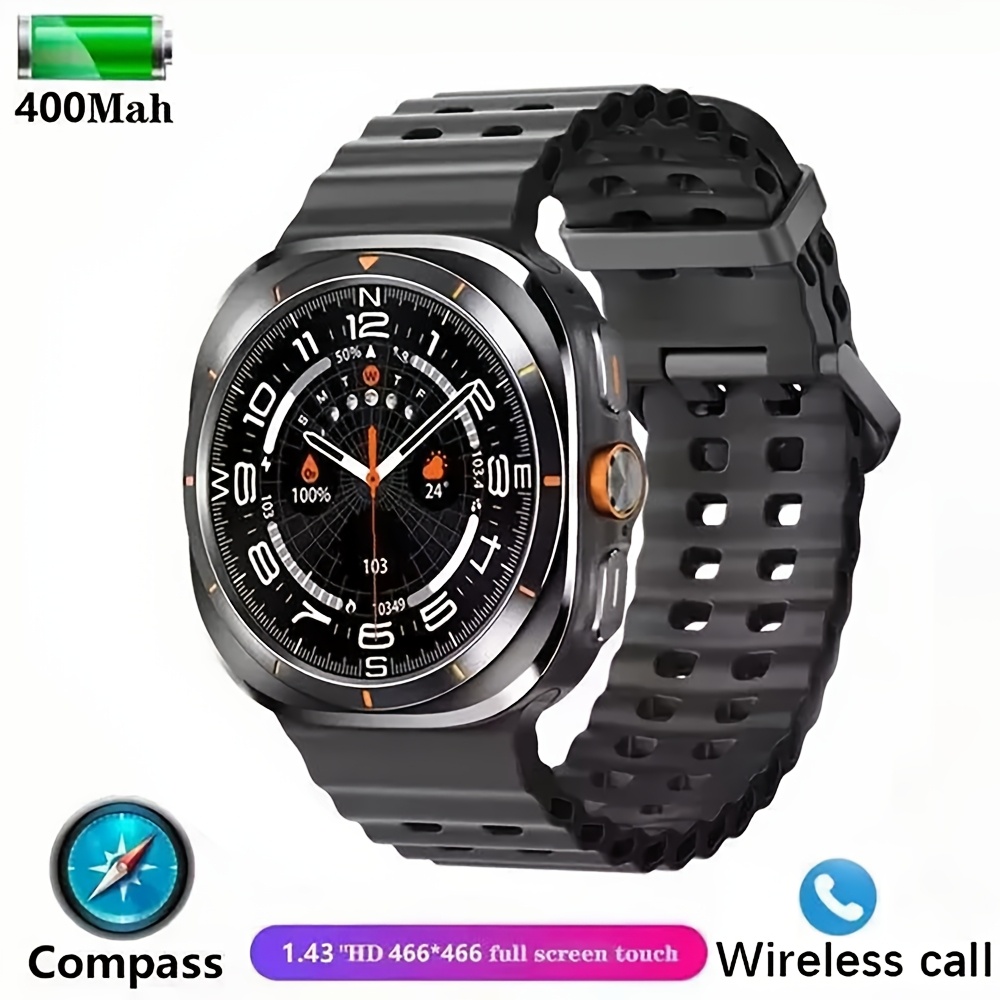 TEMU Wireless Smartwatches For Men And Women, Full Touch Smartwatches With Weather Forecasts, Remote Photography, Music Control And Other Functions,