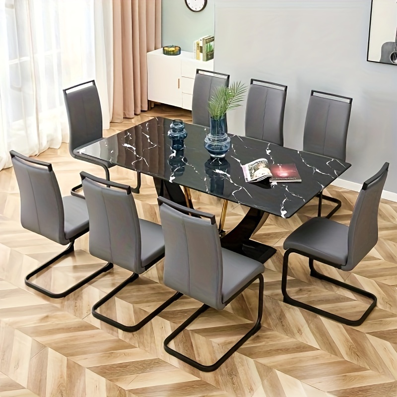8 chair glass dining table sales