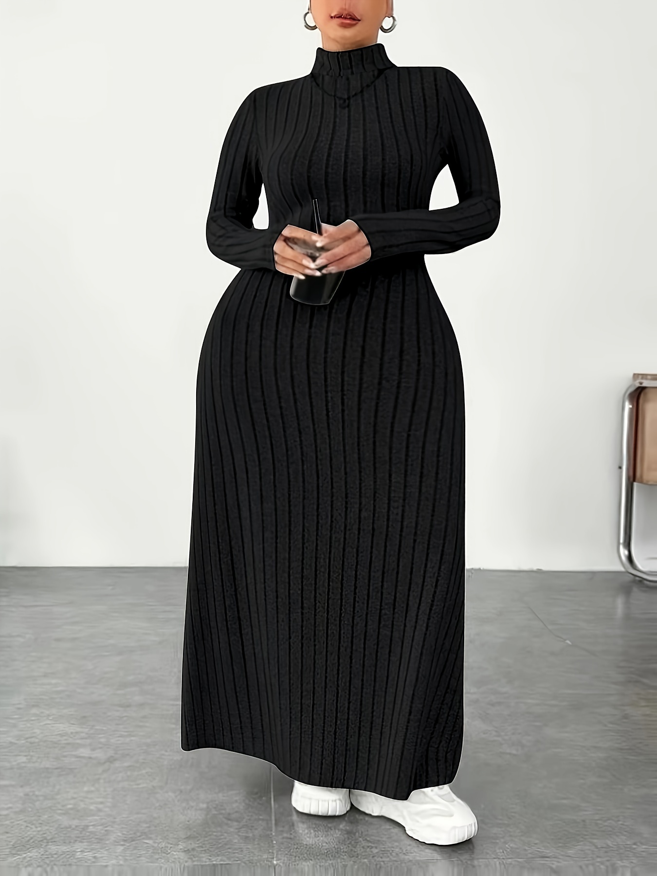 Women'S Plus-Size Fashion Dress