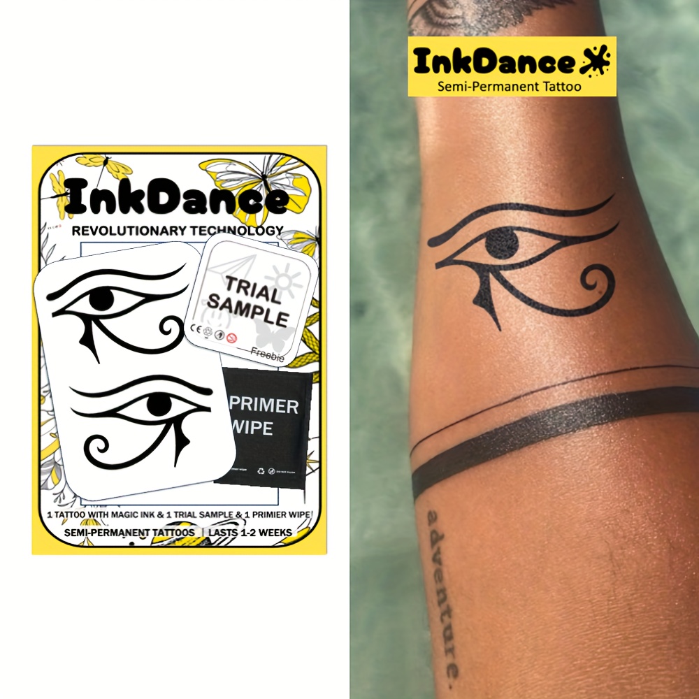 Image of " Of Honus" Technology Tattoos, Semi-permanent Tattoos, Temporary Tattoos, Long Lasting, Fake Tattoos, Water-resistant, Authentic Tattoo Look, Plant-based A Defying Amulet X057