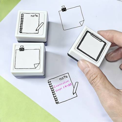 quadratischer handkonto-stempel, journal , aufzeichnung von , planungsregister, wichtige angelegenheiten, terminplanung, inhaltliche partition praktischer stempel, hervorhebung wichtiger informationen, lebensjournal, spaltenrandstempel