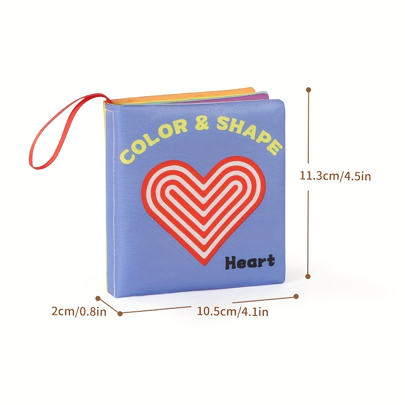 Washable Tear-Resistant Cloth Book, Infant Sensory Toy