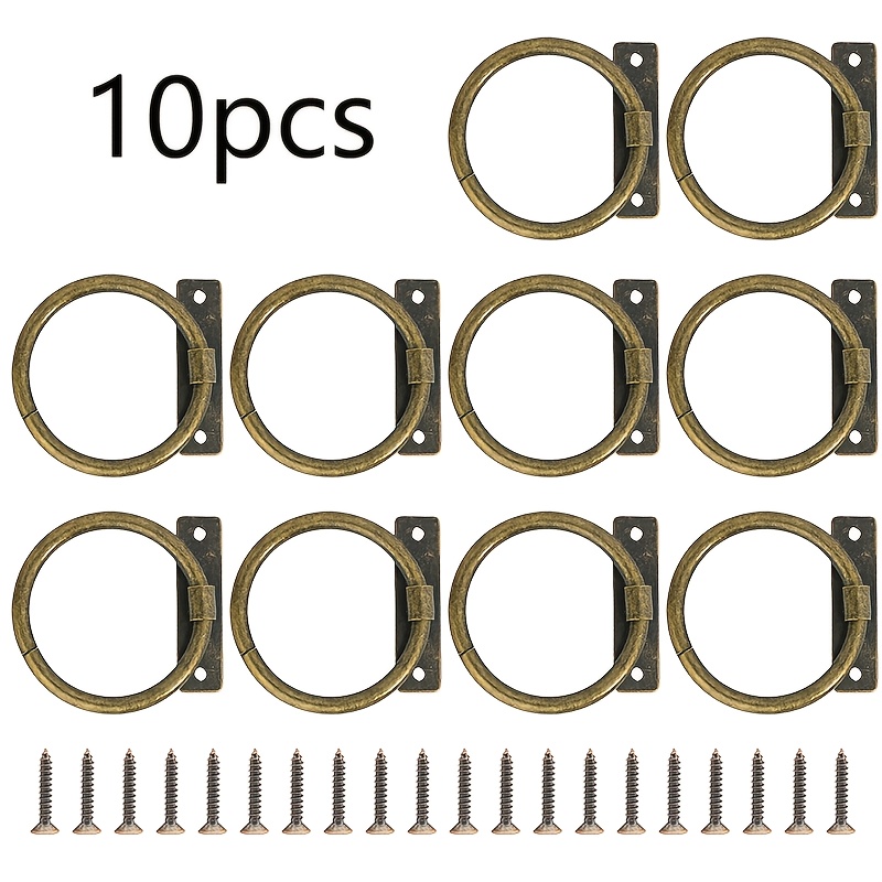5/10pcs Multifunctional Rope Holder, Door Handle, Fence Hemp Rope Fixing Bracket, Fence Stair Deck Railing Rope Holder, , Wall-mounted Ceiling Hook, Decorative Drawers, Wardrobes, Doors