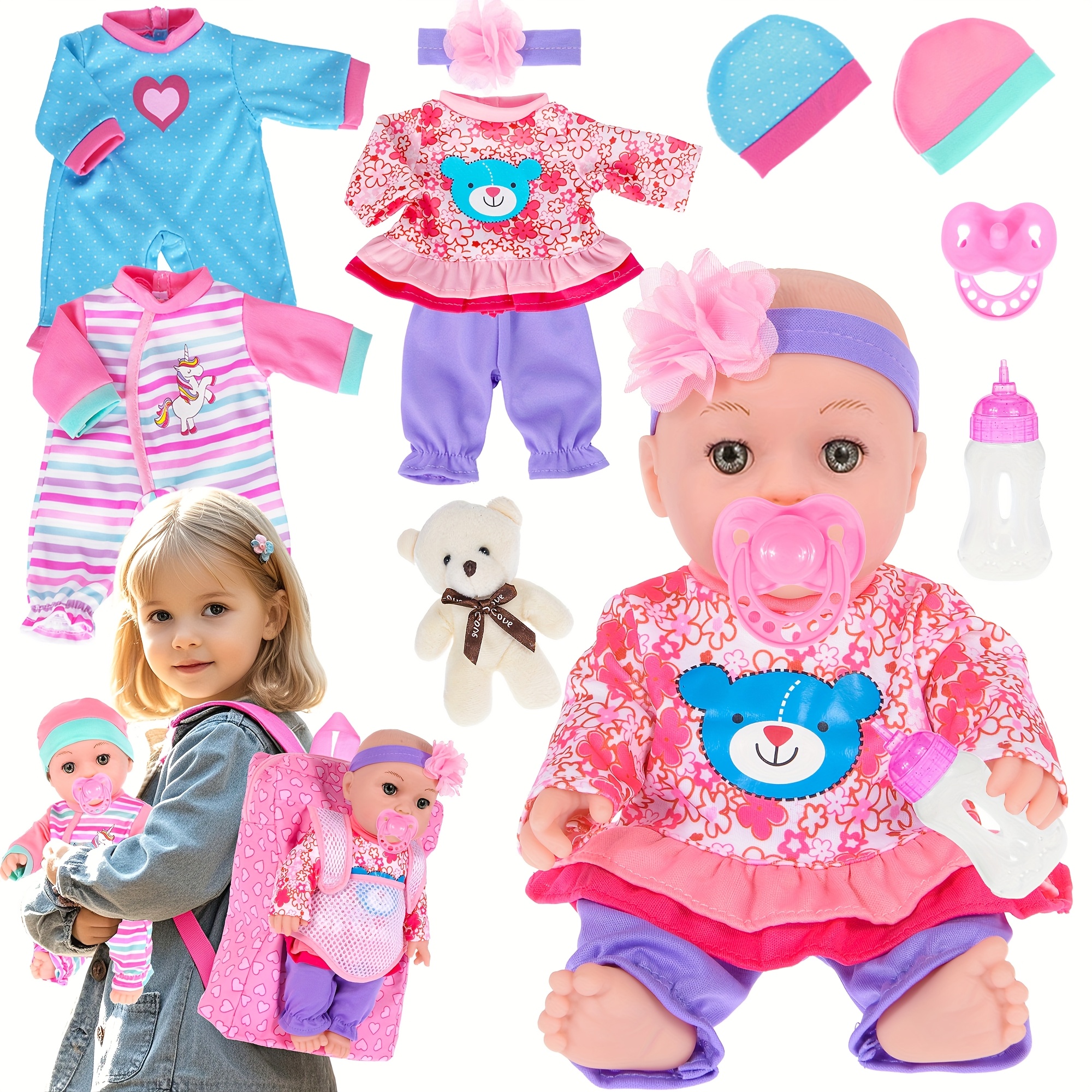 Doll Big And Tall Baby Clothes 12 Inch Doll Accessories Real Life