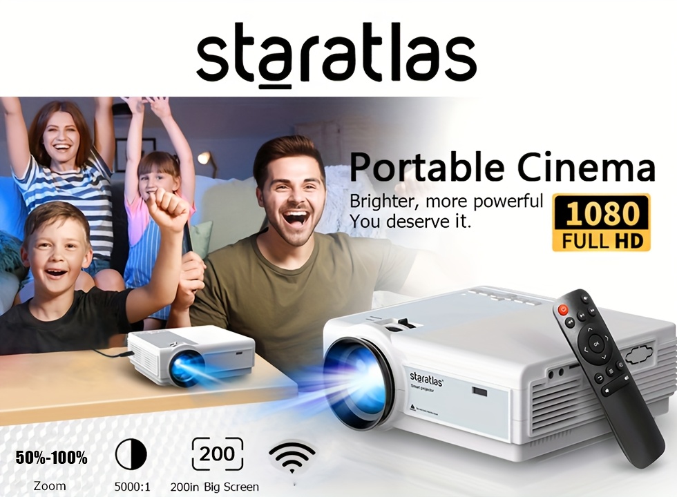 wifi 1080pホームシアタービデオプロジェクター ポータブル屋外 wifi 1080pホームシアタービデオプロジェクター ポータブル屋外