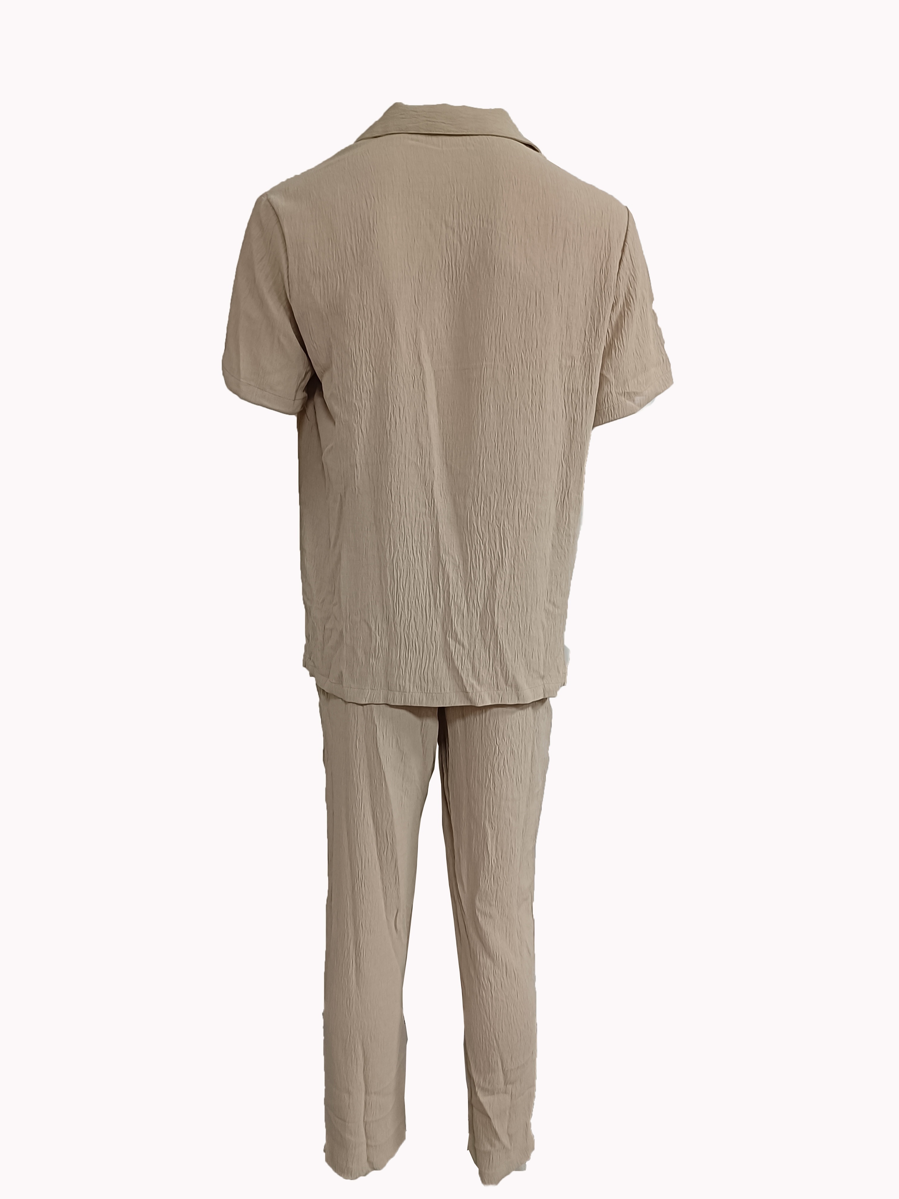 Modern Fit Short Sleeve Seersucker Sport Shirt | Hechter