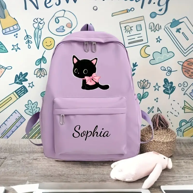 adorable traveling backpack Cute Bear Ear Kawaii School Bag for Teen Girls Casual Travel Device Compatibility Pet Breathable Traveling Backpack |